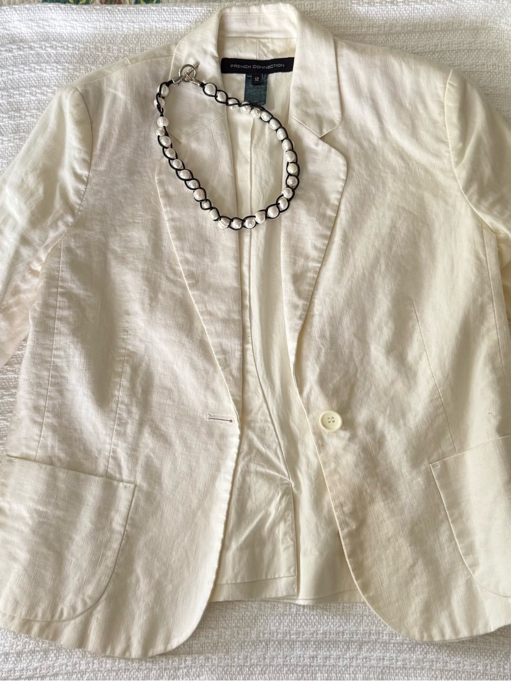 French Connection White Jacket